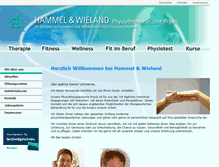 Tablet Screenshot of hammel-wieland.de